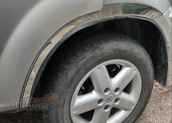 Хром накладки арок Nissan X-Trail T30