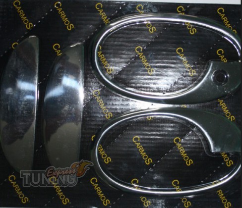 Хром накладки ручек с окантовкой Opel Combo C