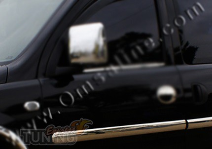 Хромированные молдинги дверей Opel Combo C