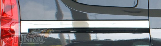 Хром молдинг под выдвижную дверь Opel Combo D