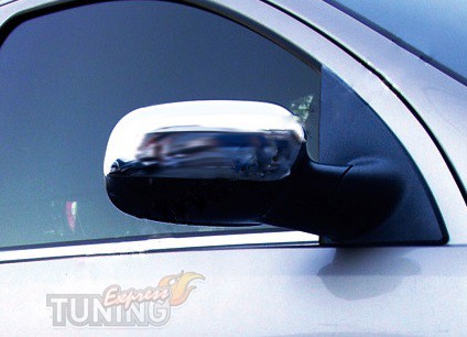 Хром накладки на зеркала Opel Corsa C