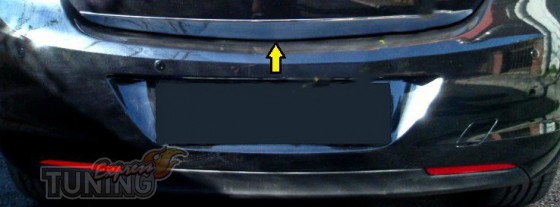 Хромированная кромка багажника Opel Insignia 2
