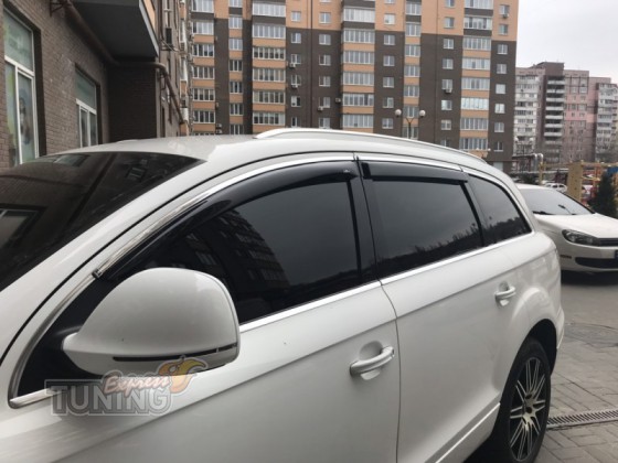 Оригинальные ветровики на окна Ауди Q7