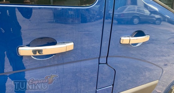Хром накладки на ручки Opel Vivaro 2