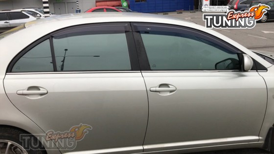 Ветровики Toyota Avensis 2 T25 полный комплект 4шт