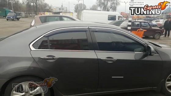 Боковые ветровики для Хонда Аккорд 8 поколения