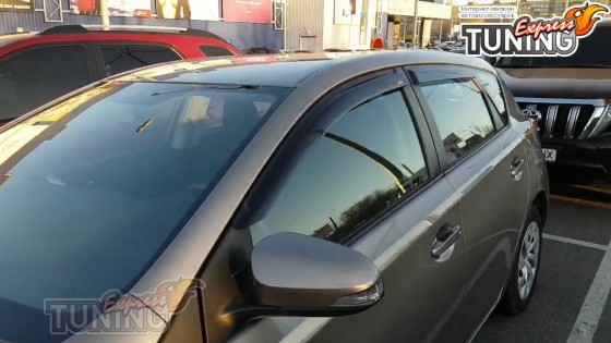 Накладные ветровики для Toyota Auris 2 E180 фото