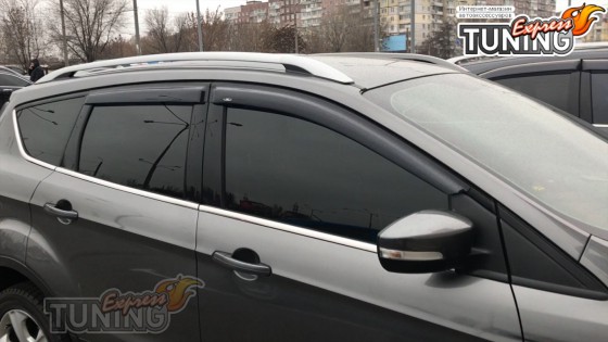 Ветровики на Ford Kuga 2 полный комплект