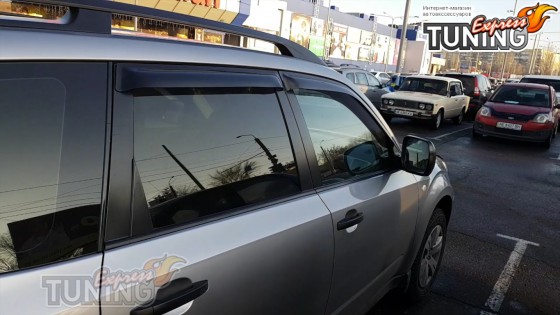 Дефлекторы окон Subaru Forester 3 бренда SIM