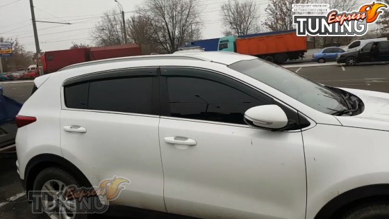 Ветровики окон Kia Sportage 4 фото