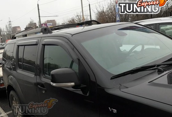 Ветровики на Nissan Pathfinder R51 полный комплект