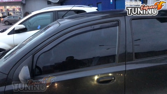 Вставные ветровики на Chevrolet Aveo T200 хетчбек