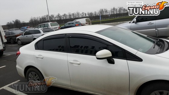 Ветровики на Honda Civic 9 sedan