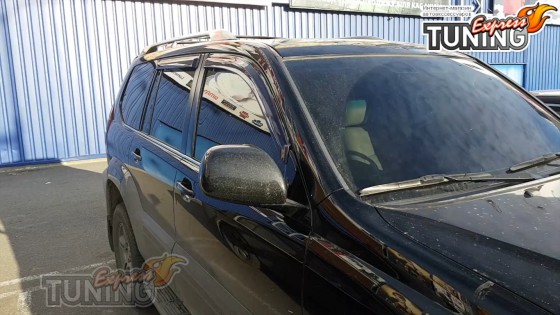 Ветровики Lexus GX470 полный комплект