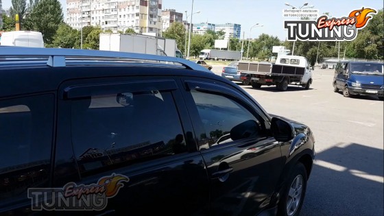 Дефлекторы окон Mitsubishi Outlander XL полный комплект