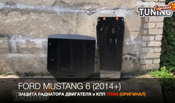 Защита мотора Ford Mustang 6 после 2014 года