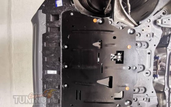 Защита картера двигателя Volvo s90 2 фото
