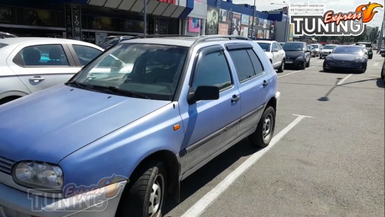 Дефлекторы на окна Volkswagen Golf 3 полный комплект