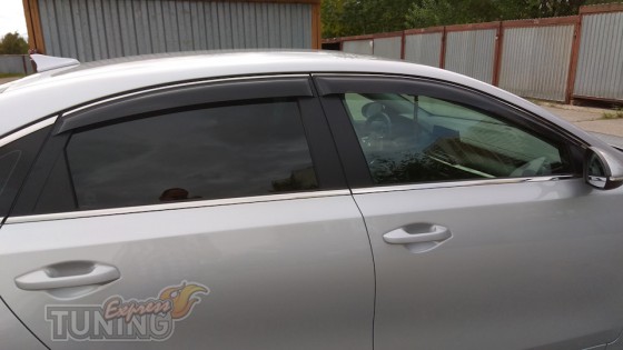 Дефлекторы дверей Kia Cerato 4 поколения