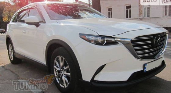 Дефлекторы окон Mazda Cx-9 2 2017 на скотче