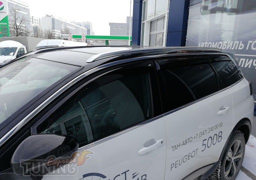 Боковые дефлекторы Peugeot 5008 2 поколение 2017