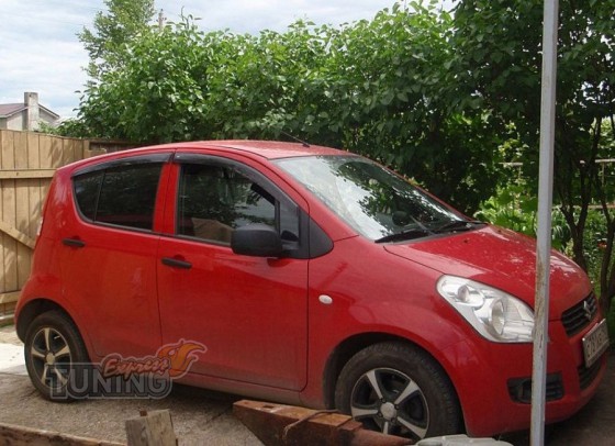 Дефлекторы боковых окон Opel Agila B фото
