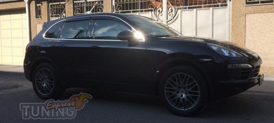 Дефлекторы окон Porsche cayenne 2 оригинал фото