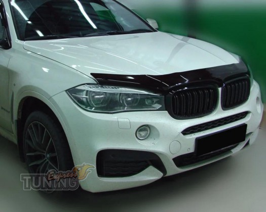 Дефлектор капота Bmw X6 F16 мухобойка оригинал фото