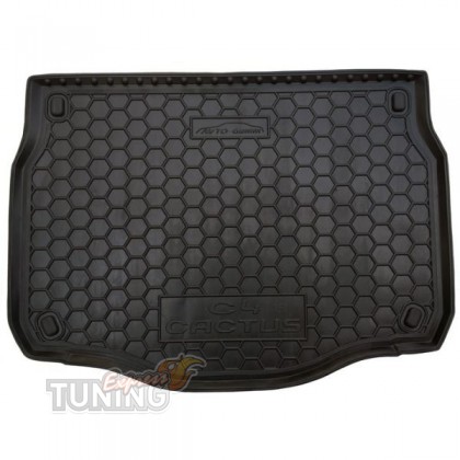 Резиновый коврик в багажник Citroen C4 Cactus