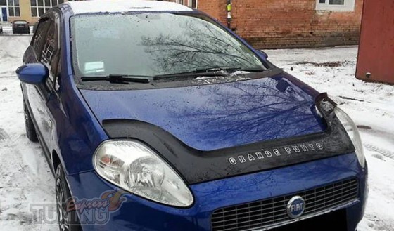 Дефлектор капота Fiat Punto 3 оригинал Vip Tuning