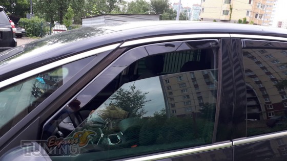 Вставные ветровики окон Ford S-Max 2 фото