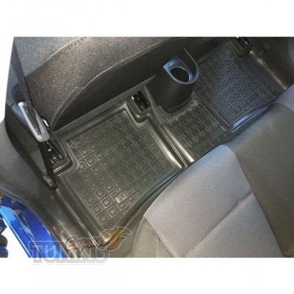 Коврики для Hyundai Accent 5 высокий борт 3D