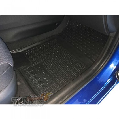 Коврики в Hyundai Accent 5 высокий борт 3D