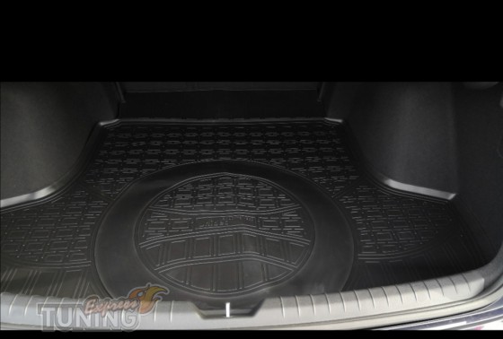 Резиновый коврик в багажник Hyundai Sonata 8 DN8 фото Norplast
