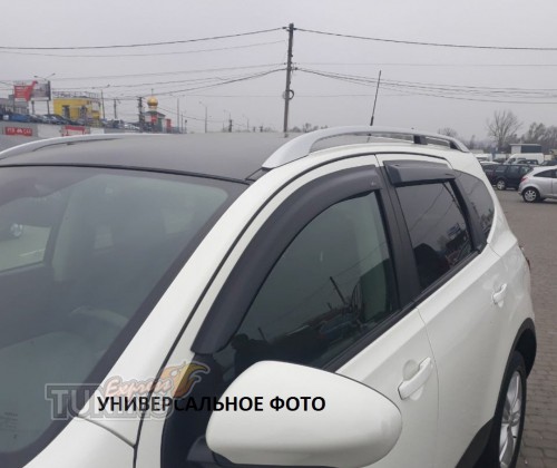 Дефлекторы окон Kia Carens 4 клеящиеся на двери