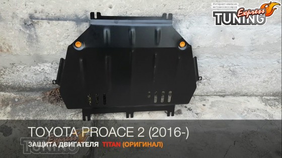 Защита двигателя Toyota ProAce 2 толщина 2мм