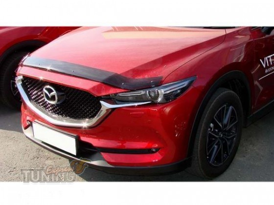 Дефлектор капота Mazda Cx-5 2 поколения 2017 фото
