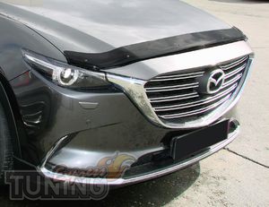 Оригинальные дефлектор капота mazda Cx-9 2 фото