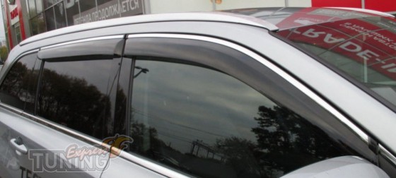 Ветровики с хромом Mercedes GL X166