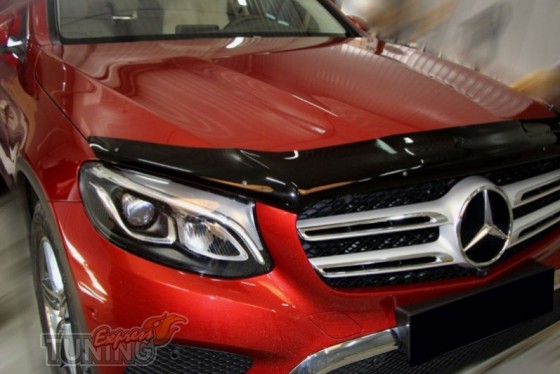 Дефлектор на капот Mercedes GLC X253 фото SIM