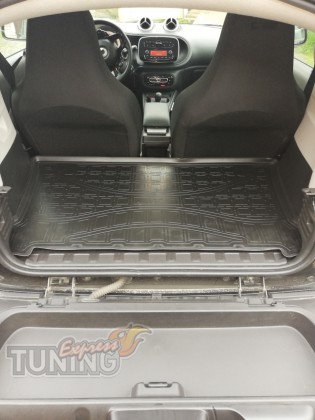 Резиновый коврик в багажник Smart Fortwo 3 C453 оригинал фото