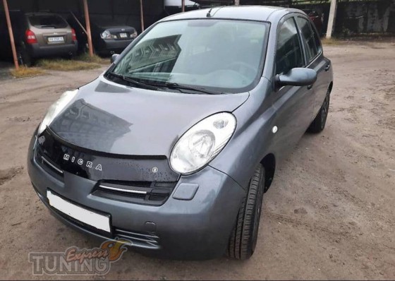 Оригинальный дефлектор капота Nissan Micra K12 фото