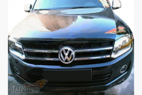 Omsa Line Хром накладки на решетку узкие Volkswagen Amarok - Картинка 1