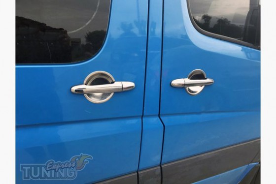 Omsa Line Хром накладки під ручки Volkswagen Crafter (2006-) - Заображення 1