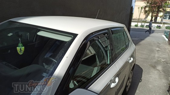 Дефлекторы боковых окон Skoda Fabia 3 Hatchback фото