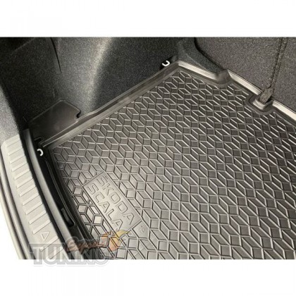Оригинальный коврик багажника skoda Scala фото