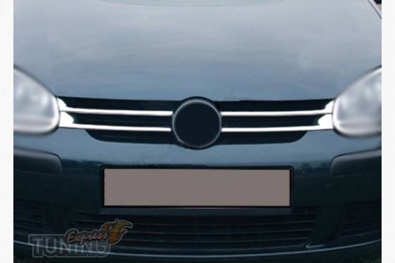Omsa Line Хром накладки на решетку Volkswagen Golf 6 (2009-2012) - Картинка 1