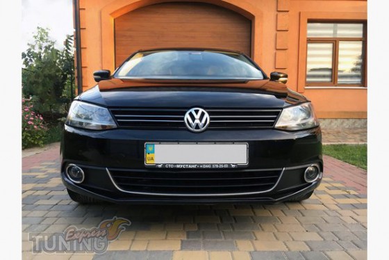 Omsa Line Хром окантовка противотуманных фар Volkswagen Jetta 6 - Заображення 1