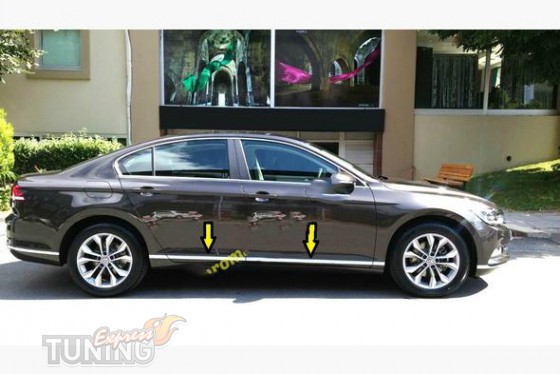 Omsa Line Хром молдинг дверей Volkswagen Passat B8 (2015-) - Заображення 2