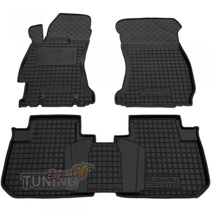 Коврики для Subaru Forester 4 SJ полный резина